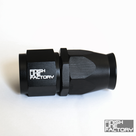 FLF Swivel Hose End (Braided PTFE) - Straight AN
