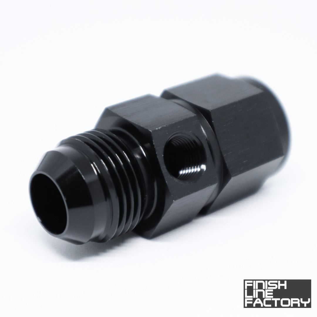 FLF AN Female to AN Male with 1/8” NPT Port Adapter