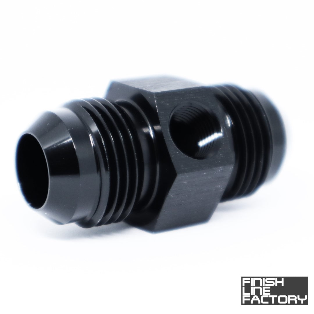 FLF AN Male Union with 1/8" NPT Port Adapter - Straight